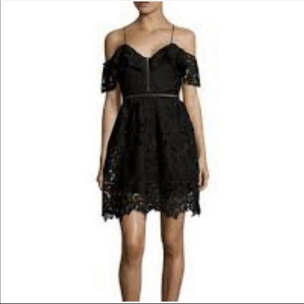 Free Generation lace cold shoulder dress - Picture 2 of 12